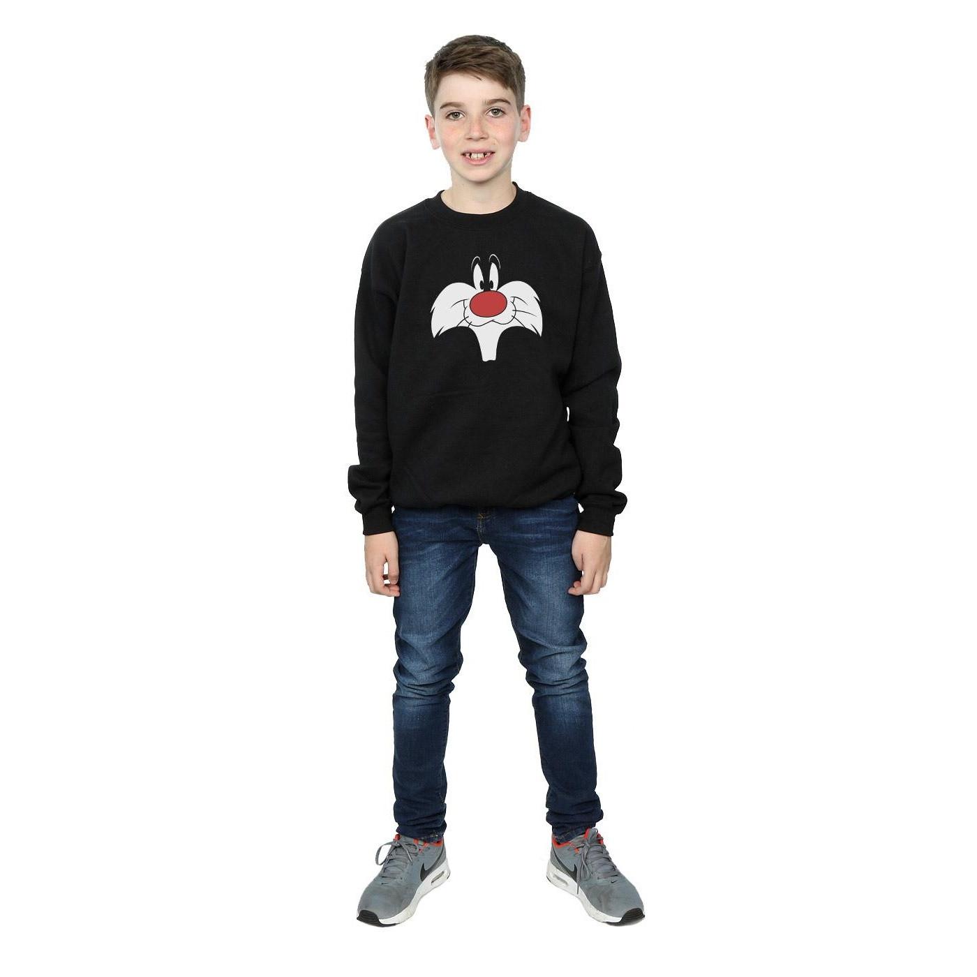 LOONEY TUNES  Sylvester Big Face Sweatshirt 