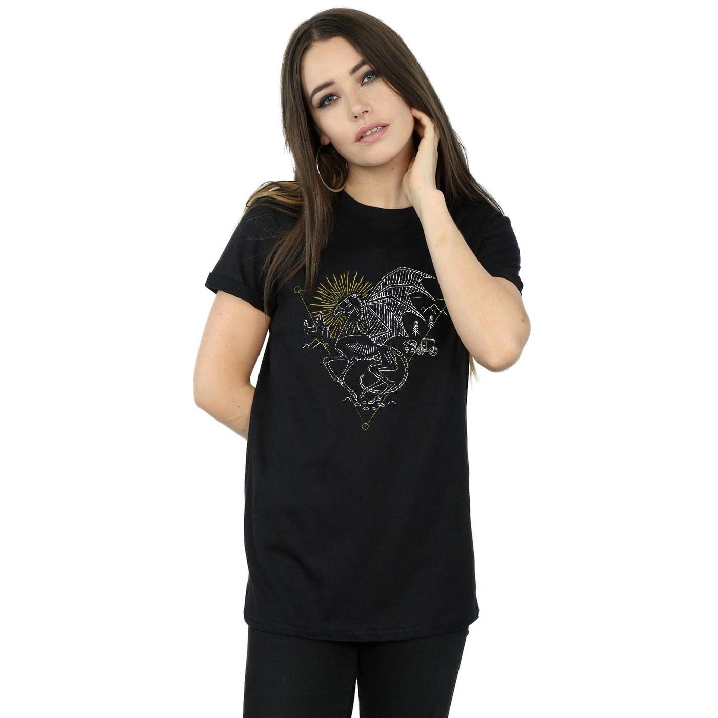 Harry Potter Thestral Grafikdruck T-Shirt  