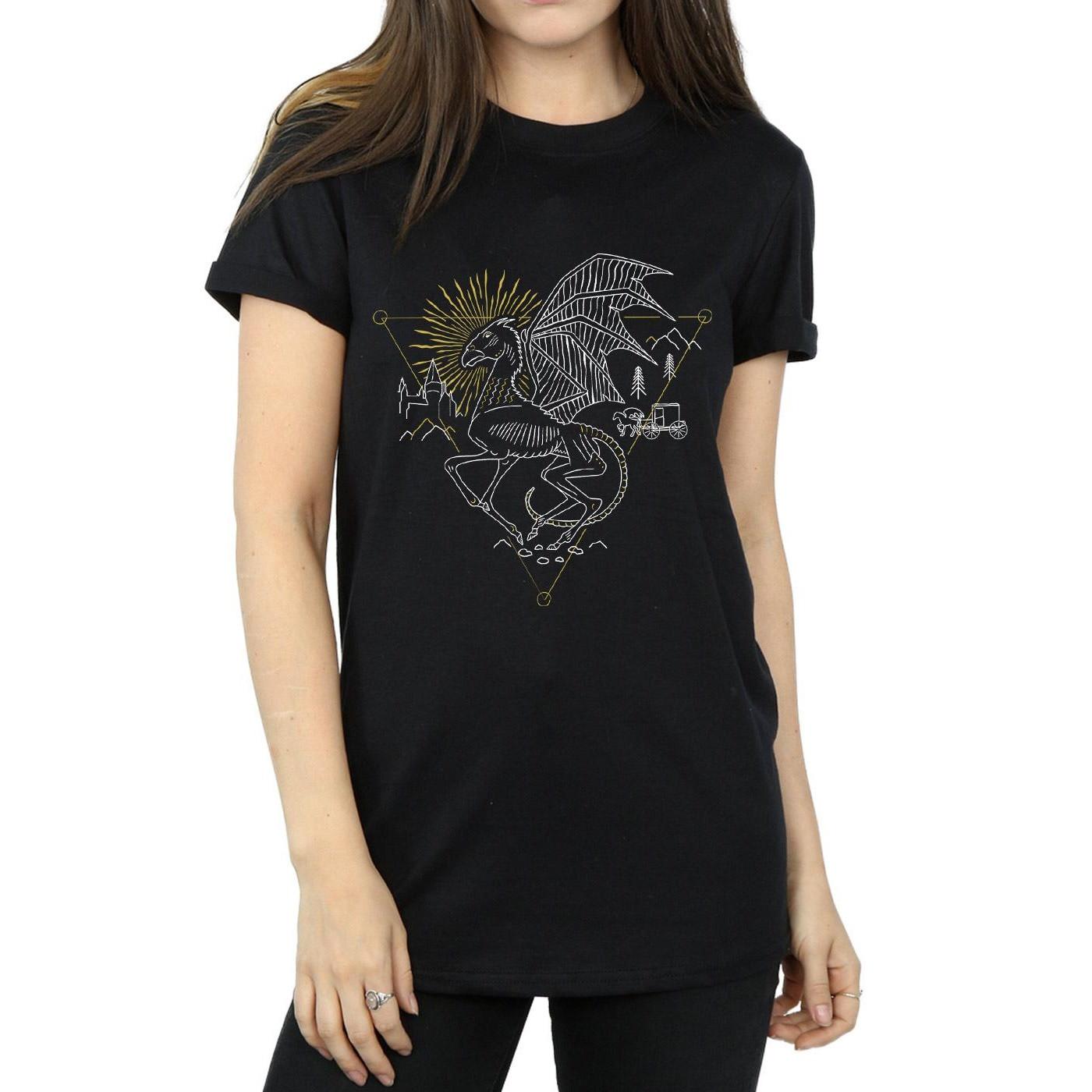 Harry Potter Thestral Grafikdruck T-Shirt  