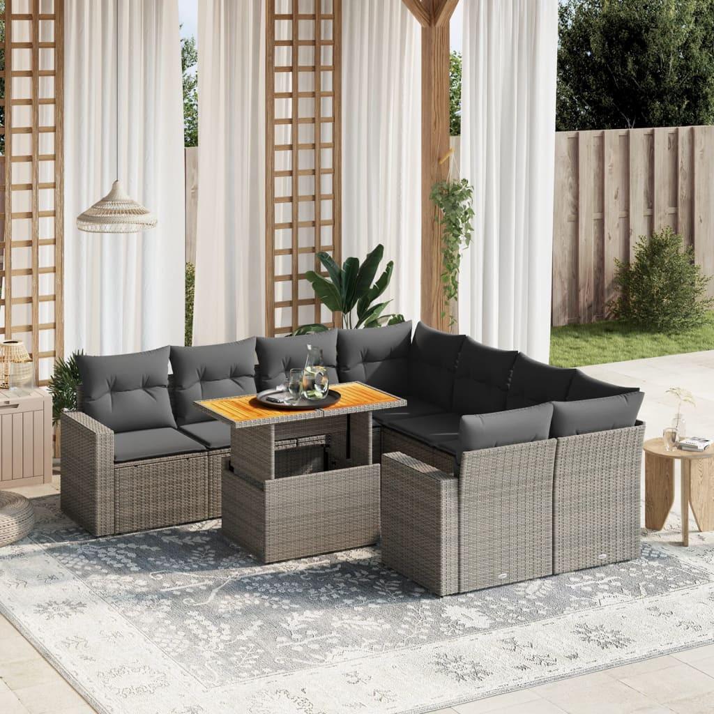 VidaXL Garten sofagarnitur poly-rattan  