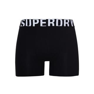 Superdry Set di 2 Boxer Cotone Biologico Dual Logo  
