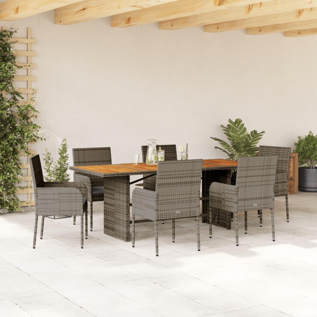 VidaXL Garten essgruppe poly-rattan  