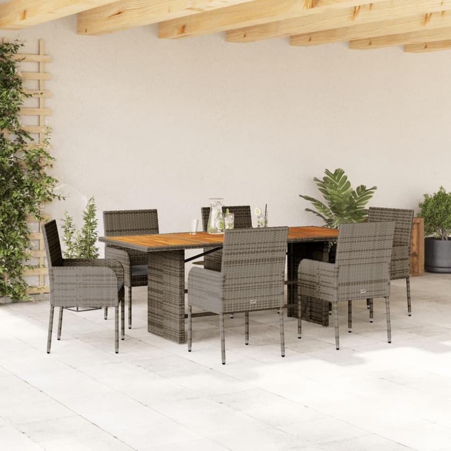 VidaXL Garten essgruppe poly-rattan  