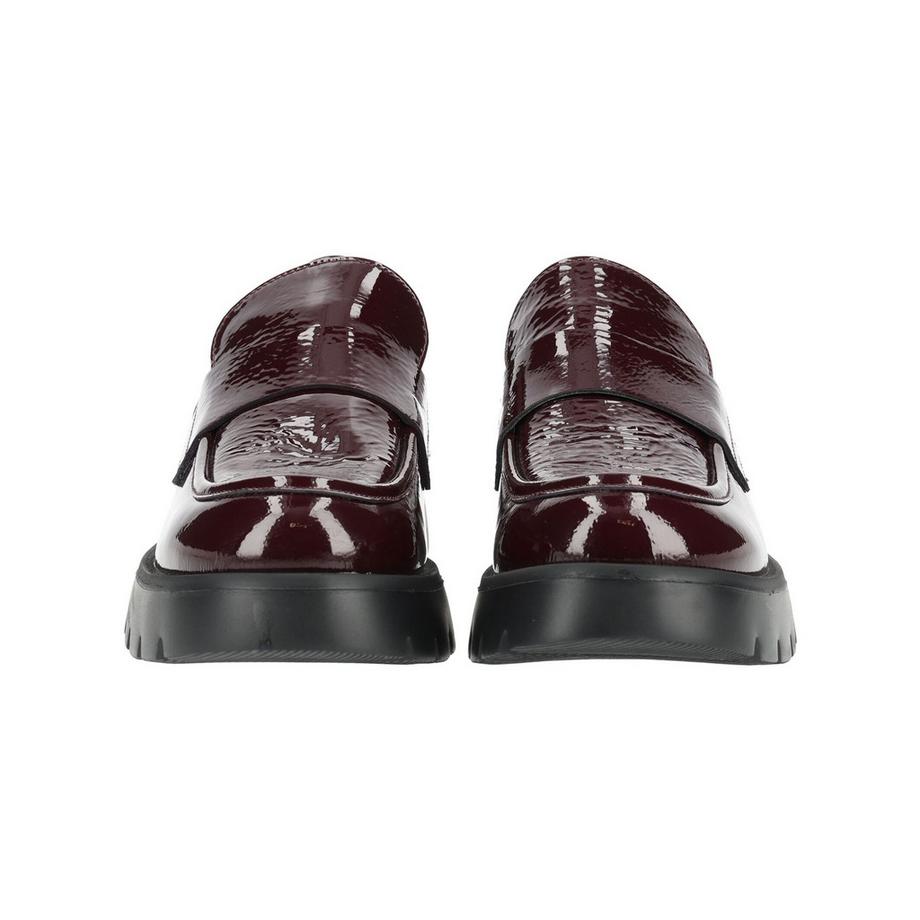 Högl Lackleder Slipper mit kräftiger Sohle  