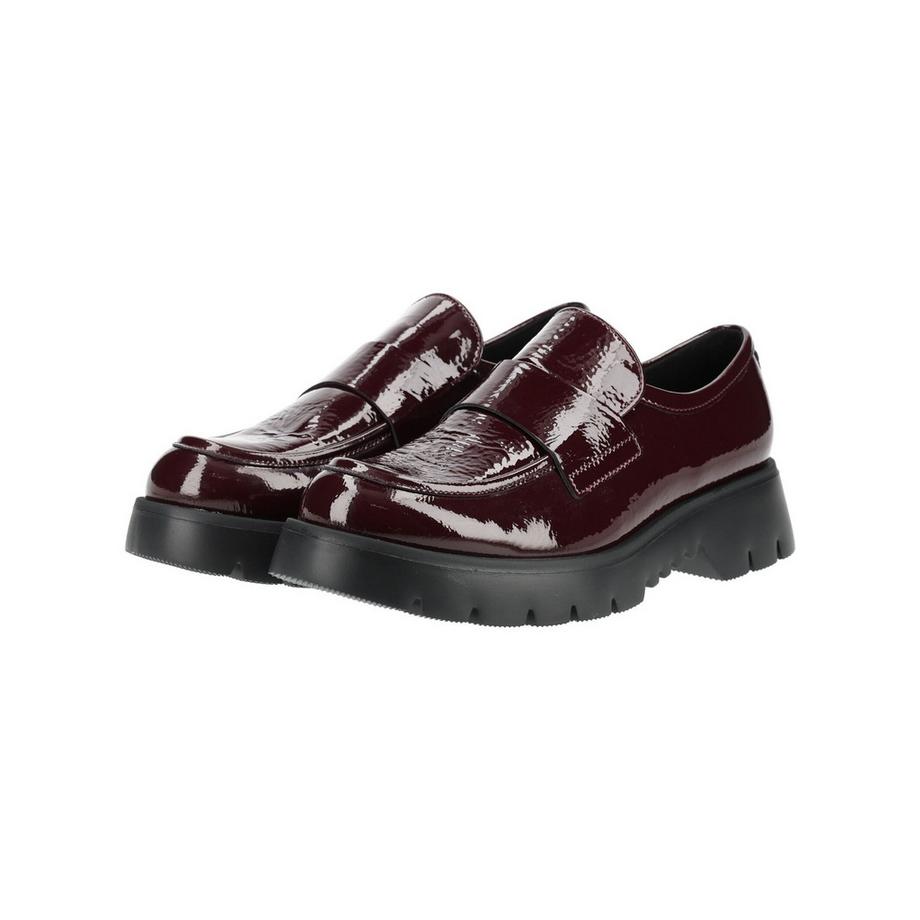 Högl Lackleder Slipper mit kräftiger Sohle  