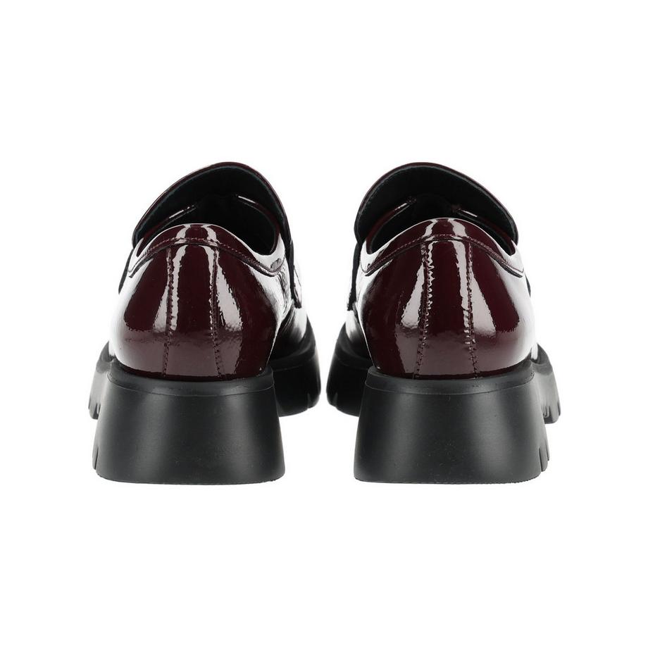 Högl Lackleder Slipper mit kräftiger Sohle  