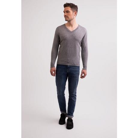 CASH-MERE.CH Pullover Scollo a V Cashmere Riciclato  