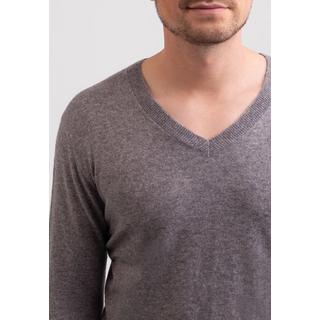 CASH-MERE.CH Pullover Scollo a V Cashmere Riciclato  