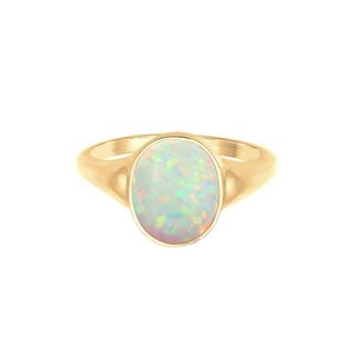 Elli  Ring Siegelring Opal 
