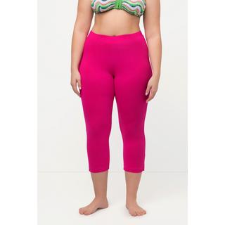 Ulla Popken  Pantalon corsaire longueur 7/8, taille élastique - jusqu'au 68/70 