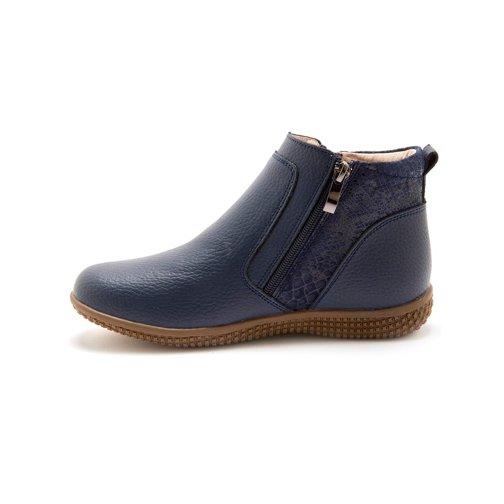 Pédiconfort  bottines double zip aérosemelle 