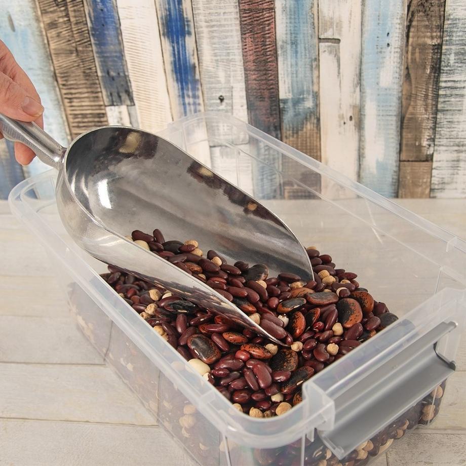 Orion  Aluminiumlöffel für Lebensmittel: Tierfutter, Mehl, Grütze, Zucker 