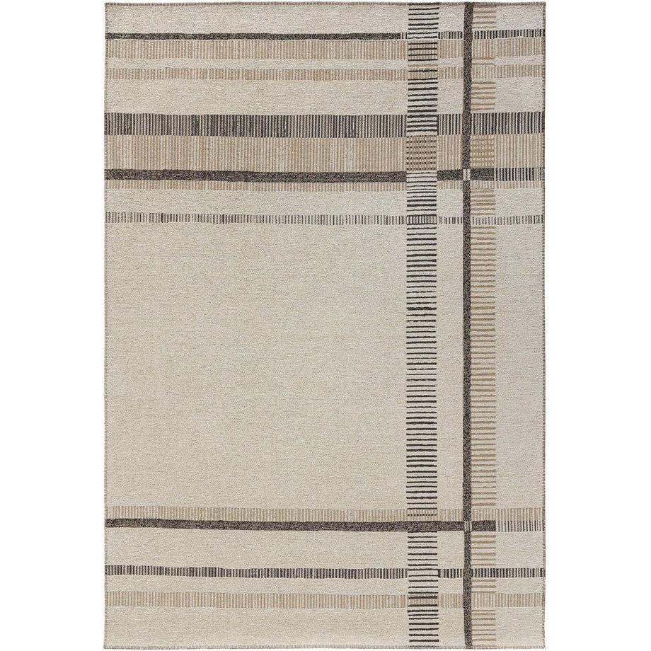 Benuta Tapis tissé à plat Elena Beige/Marron  