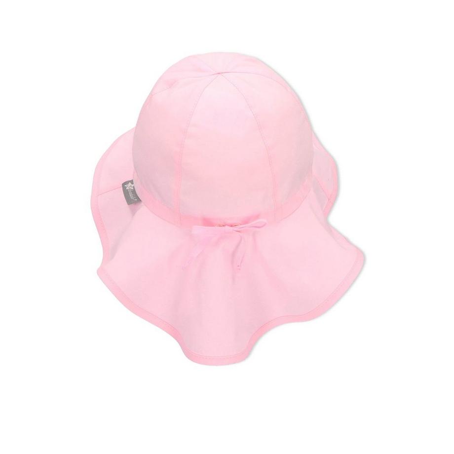 Sterntaler  Mädchen Flapper Sonnenhut rosa uni UV 50+ 