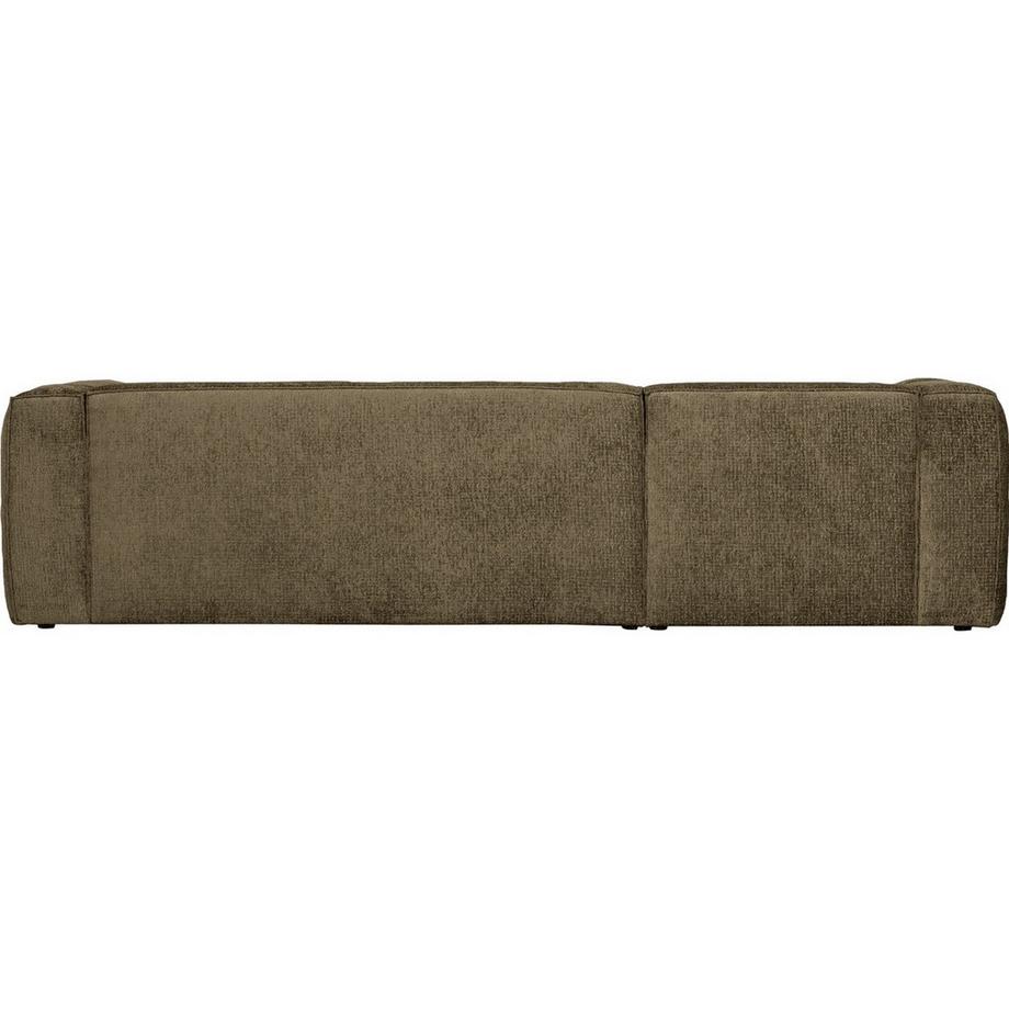 mutoni Canapé d'angle Bean gauche Chenille Velvet moss 305x175  