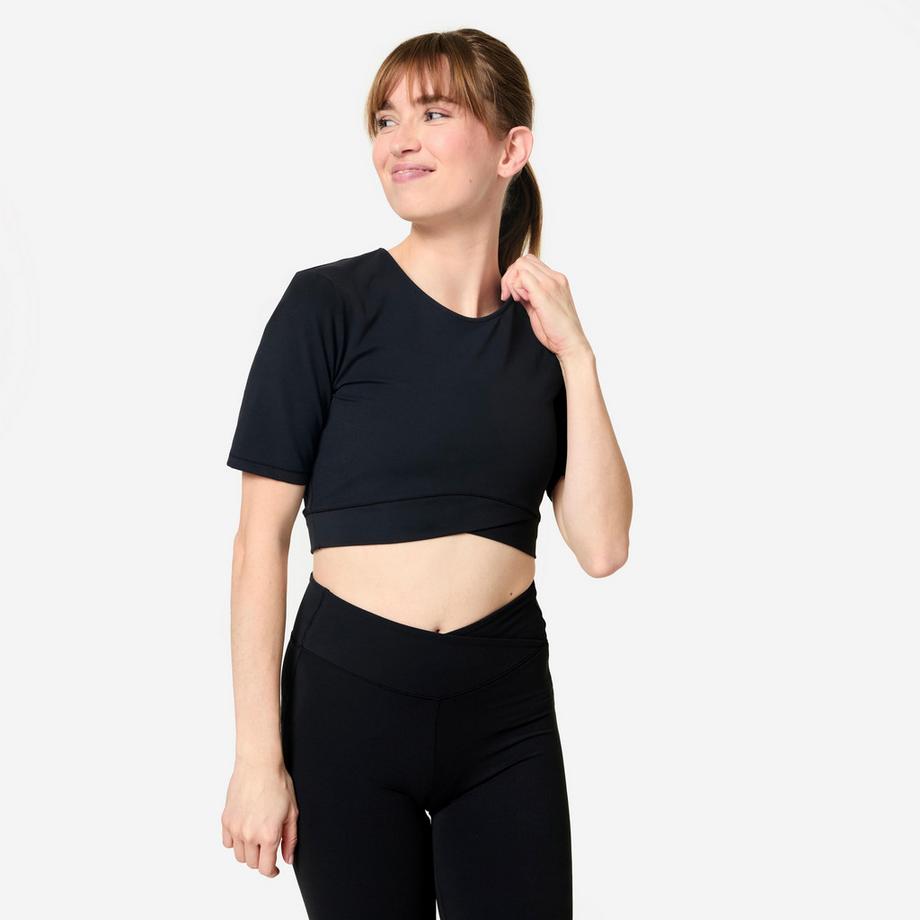 T-shirt donna crop top