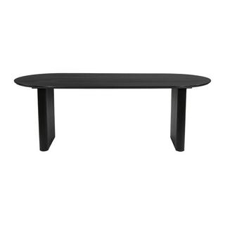 Vente-unique Tavolo da pranzo 8 coperti in Legno di mango Nero - BALIMELA  