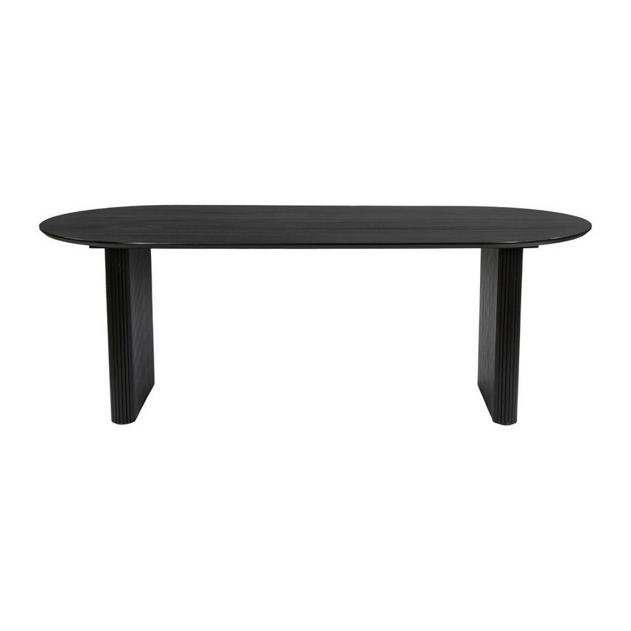 Vente-unique Esstisch - 8 Personen - Mangoholz - Schwarz - BALIMELA  