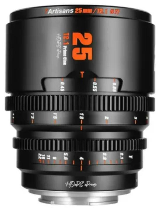 7ARTISANS  7Artisans 25mm T2.1 Prime Cine (M 43) Noir 