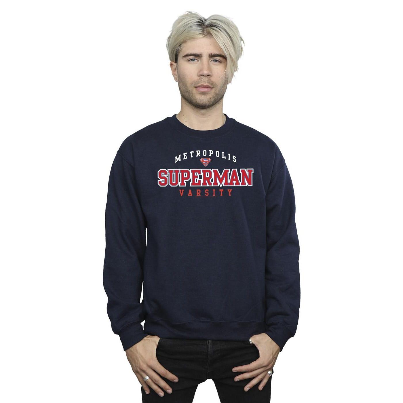 DC COMICS Metropolis Superman Varsity Sweatshirt  
