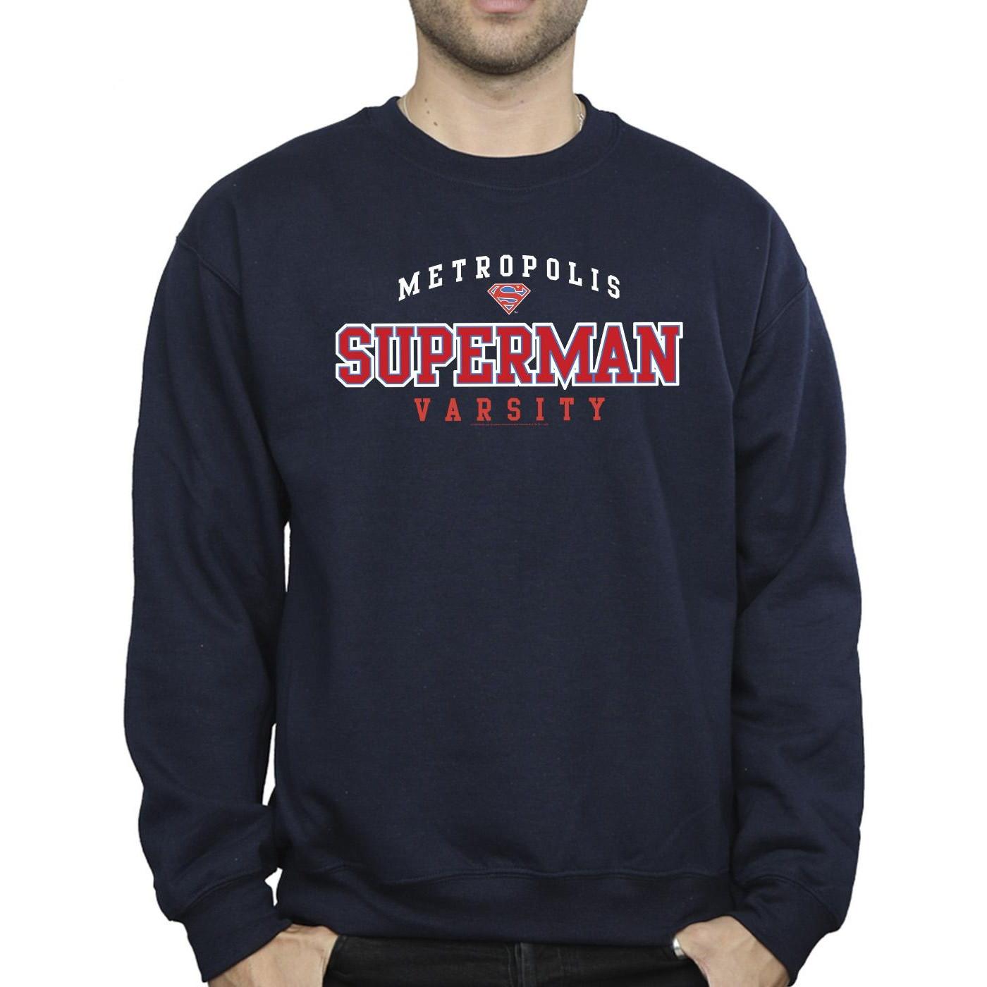DC COMICS Metropolis Superman Varsity Sweatshirt  