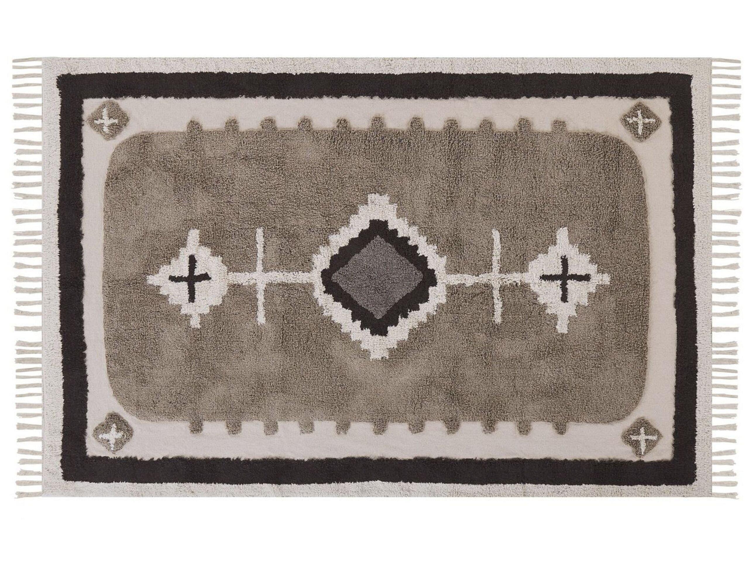 Beliani Tapis en Coton Traditionnel GEYVE  