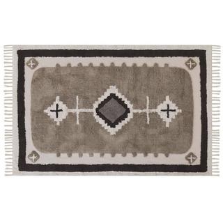 Beliani Teppich aus Baumwolle Klassisch GEYVE  