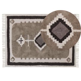 Beliani Teppich aus Baumwolle Klassisch GEYVE  