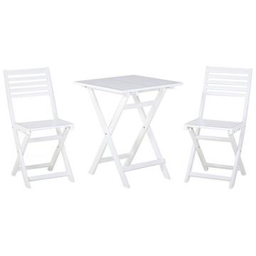 Set bistrot en Legno d'acacia Scandinavo FIJI