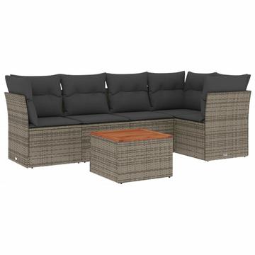 Garten sofagarnitur poly-rattan