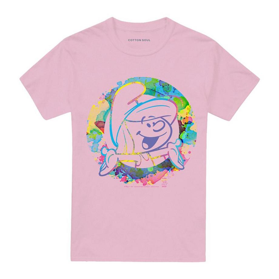 Maglietta Puffetta (smurfette) Acquerello