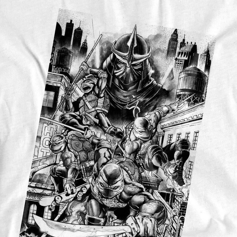 TEENAGE MUTANT NINJA TURTLE T-Shirt Take Down Shredder  