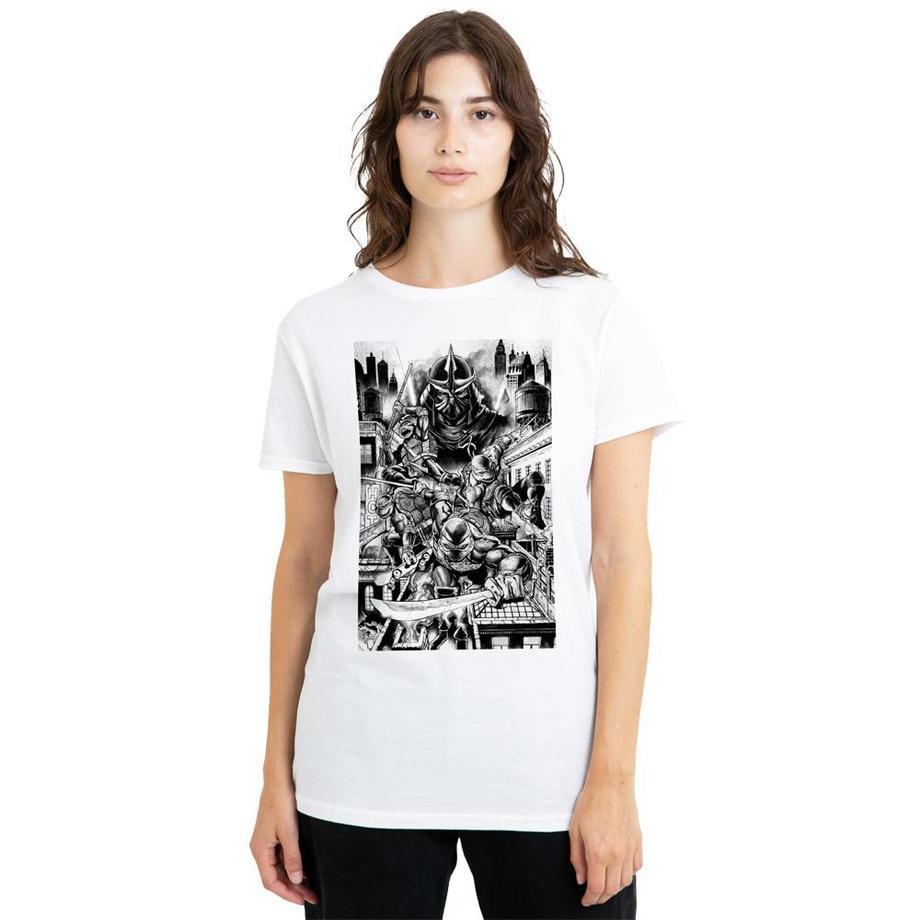 TEENAGE MUTANT NINJA TURTLE T-Shirt Take Down Shredder  