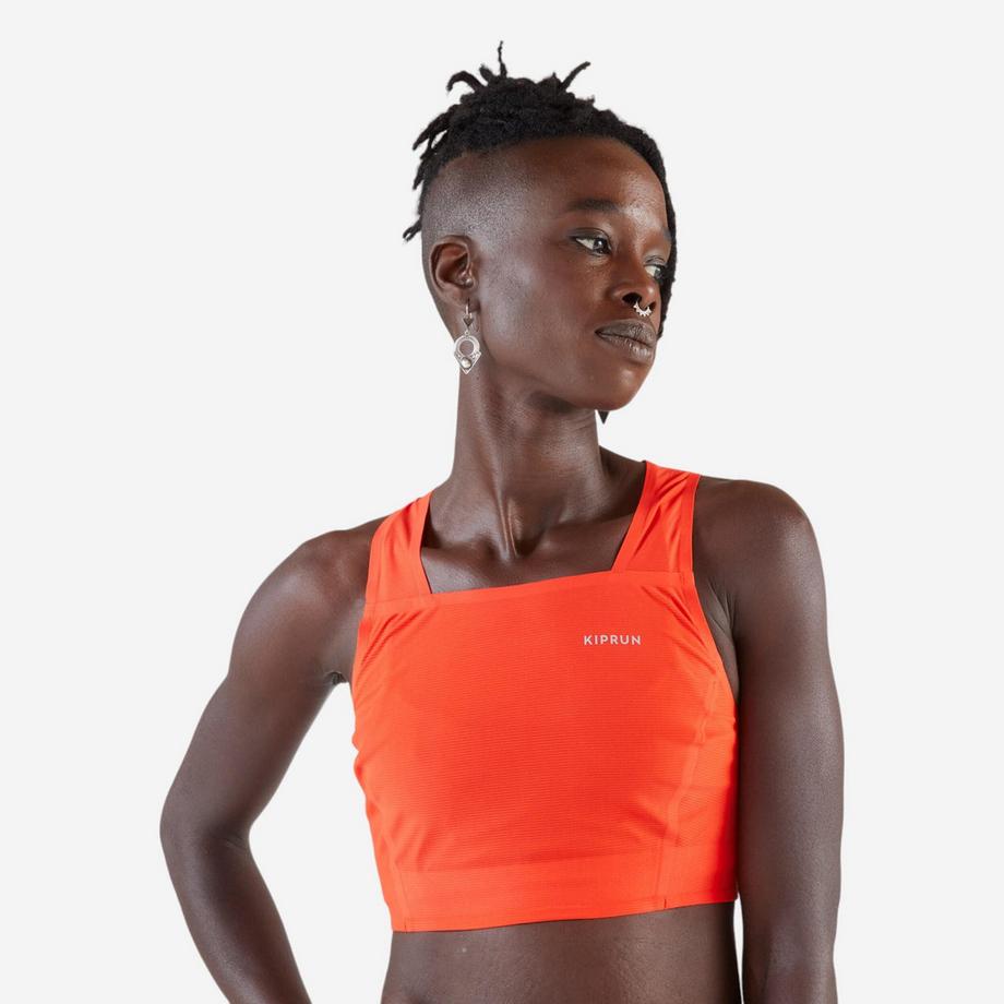 KIPRUN  Canotta running donna poliestere 