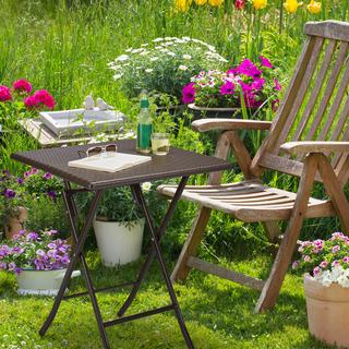 B2X Table de jardin pliante BASTIAN  