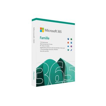Office 365 Famille (Family) - 6 utilisateurs - 15 mois - PC, Mac, iOS, Android, Chromebook - Da scaricare - Consegna veloce 7/7