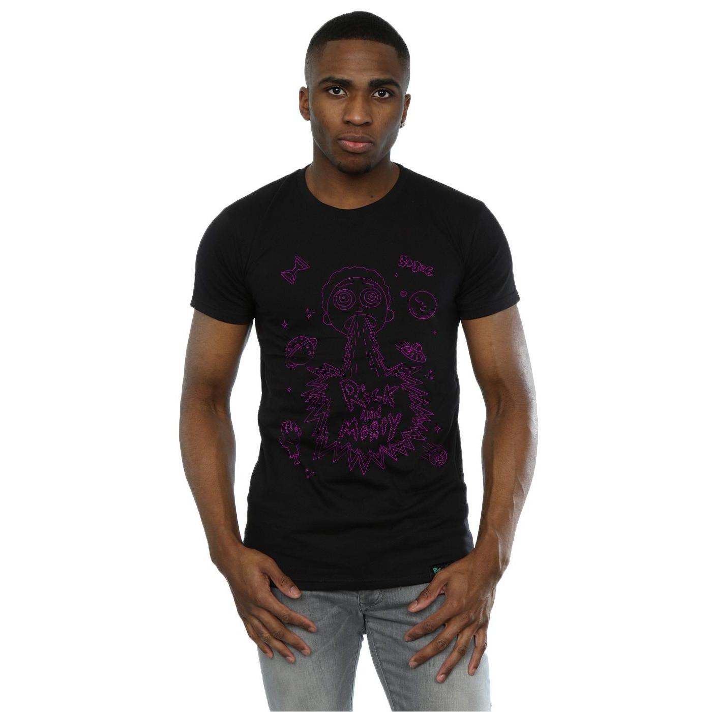 Rick And Morty Rick and Morty Rick Vomiting Grafik T-Shirt  