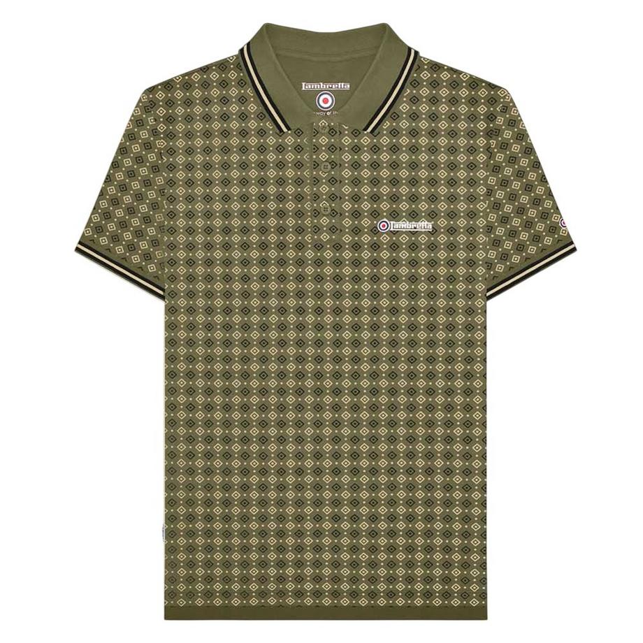 Ss25 Maglietta Polo Geometrica
