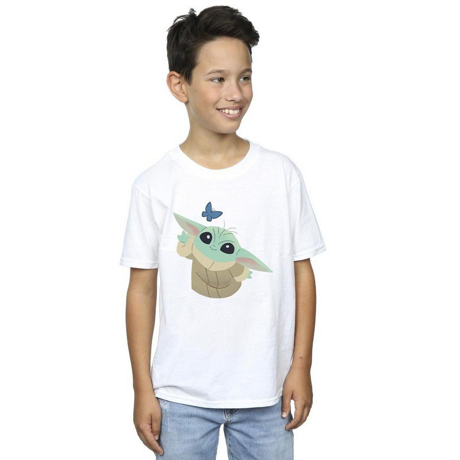 STAR WARS  The Mandalorian Butterfly Catching TShirt 