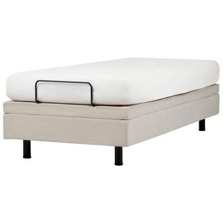 Beliani Lit réglable sans tête de lit en Tissu Moderne DUKE II  