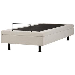 Beliani Lit réglable sans tête de lit en Tissu Moderne DUKE II  