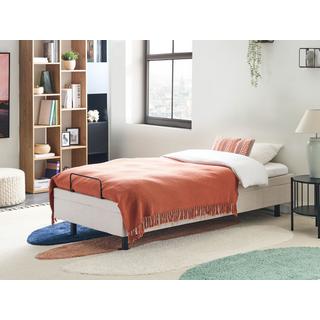 Beliani Lit réglable sans tête de lit en Tissu Moderne DUKE II  