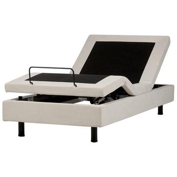 Lit réglable sans tête de lit en Tissu Moderne DUKE II