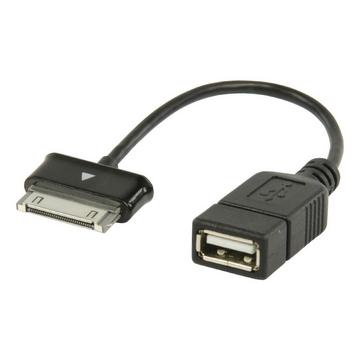 Câble de synchronisation et de charge Samsung 30 broches mâle - USB A femelle 0,20 m noir