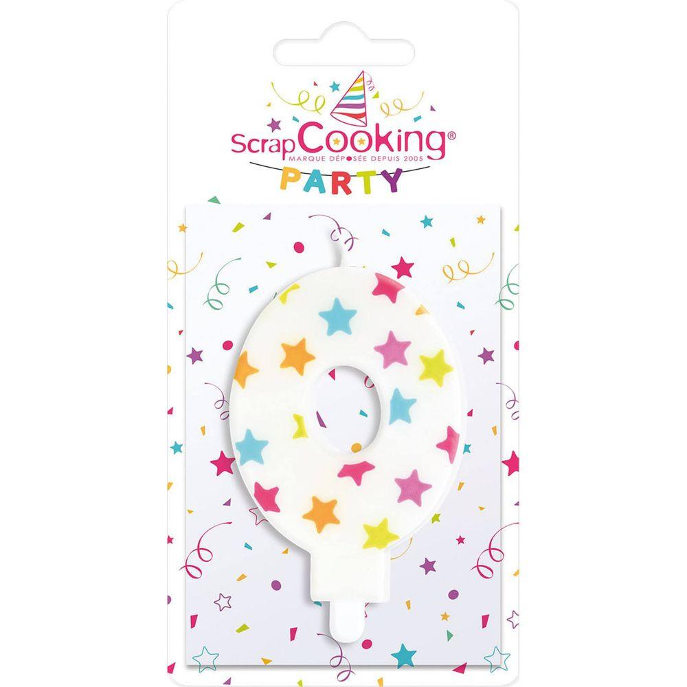 ScrapCooking Kerze Zahl 0  