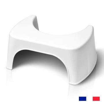 Tabouret de toilette blanc