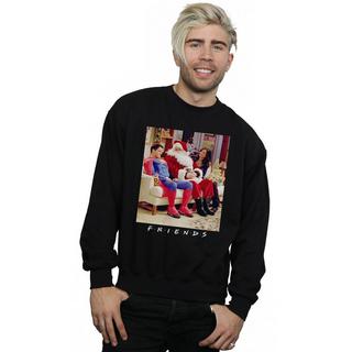 Friends Christmas Santa und Superman Print Sweatshirt  