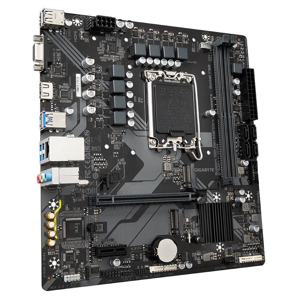 Gigabyte  B760M H DDR4 Motherboard Intel B760 Express LGA 1700 micro ATX 