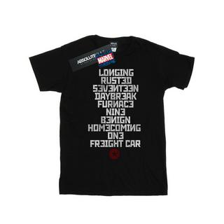 MARVEL  Tshirt TRIGGER WORDS 