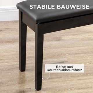 HOMCOM Banc de piano  